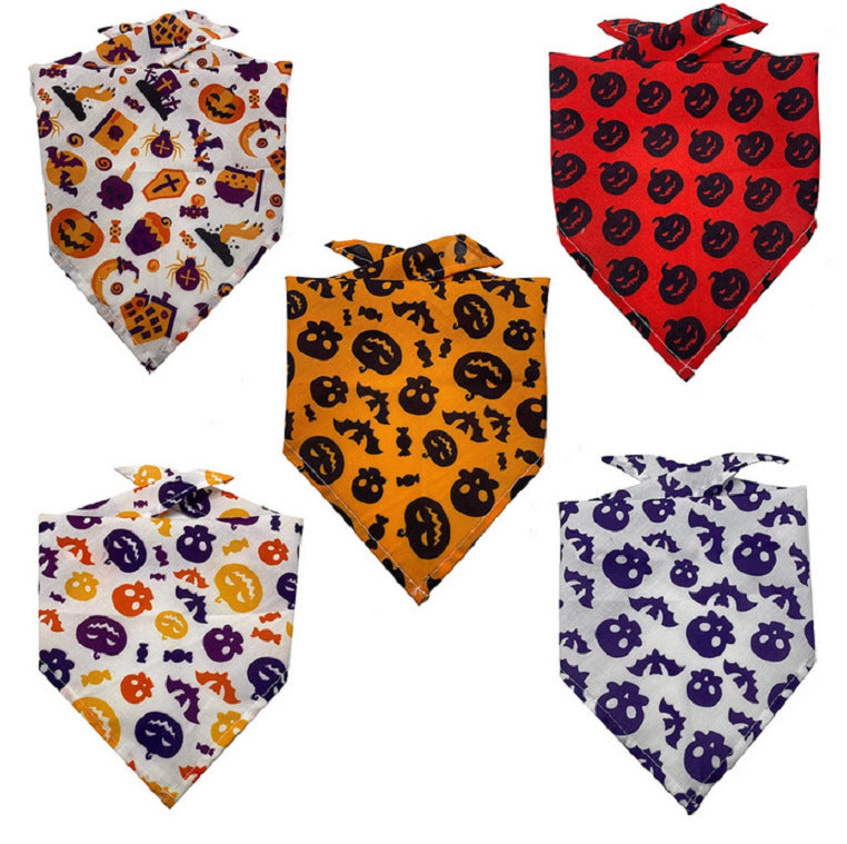 Pet Bandana Triangle Scarf – Cute Tie-Dye Drool Bib for Dogs & Cats