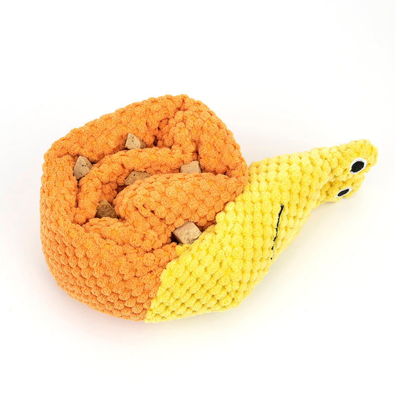 Snail Snuffle Toy – Squeaky Treat Dispensing Nosework Toy for Dogs