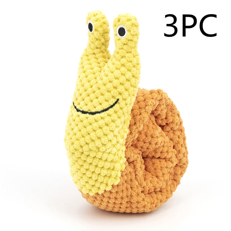 Snail Snuffle Toy – Squeaky Treat Dispensing Nosework Toy for Dogs