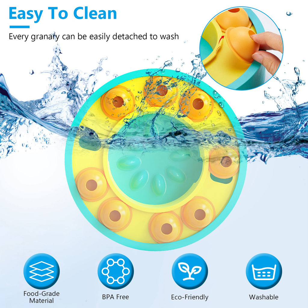 Dog Puzzle Slow Feeder Bowl – IQ Training & Mental Enrichment Toy for Dogs & Cats