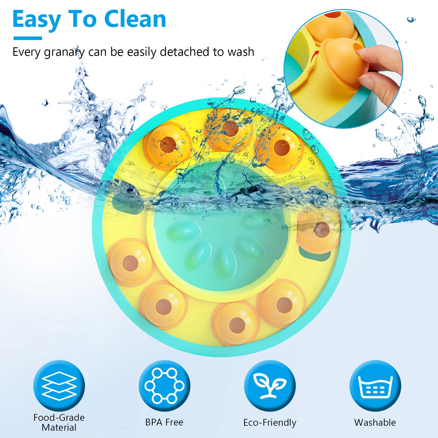 Dog Puzzle Slow Feeder Bowl – IQ Training & Mental Enrichment Toy for Dogs & Cats